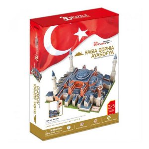 Cubic Fun 3D 225 Parça Puzzle Ayasofya Camii 37x31x23cm Ebatında 3 Boyutlu Maket Ayasofya Cami