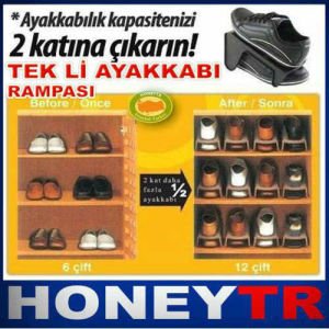 AYAKKABI DOLABINDA 30 ADET AYAKKABI RAMPASI AYAKKABI KORUYUCU