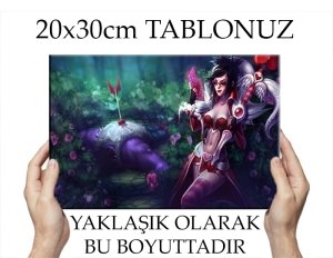 LOL - VAYNE 7 değişen ölçü ORİJİNAL KANVAS TABLO
