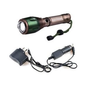 1600 Metre Mesafeli Zoomlu ve Şarjlı El Feneri - Bisiklet ve Silah Üzerine Takılabilen El Feneri