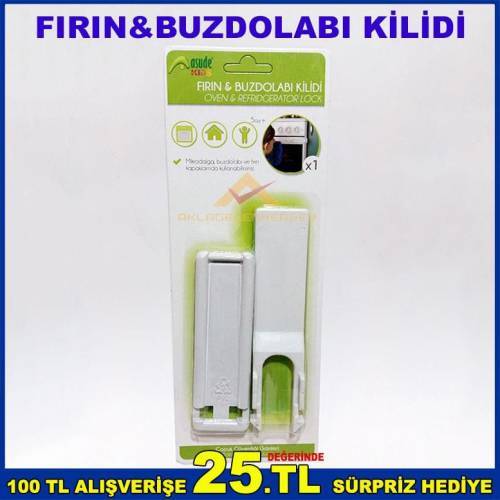 Çocuk Güvenliği Ürünlerinden Fırın Veya Buzdolabı Kilidi