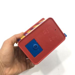 Sarı Lacivert Ev Şekilli Kalemlikli Kilitli Plastik Çocuk Kumbarası