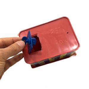 Sarı Lacivert Ev Şekilli Kalemlikli Kilitli Plastik Çocuk Kumbarası