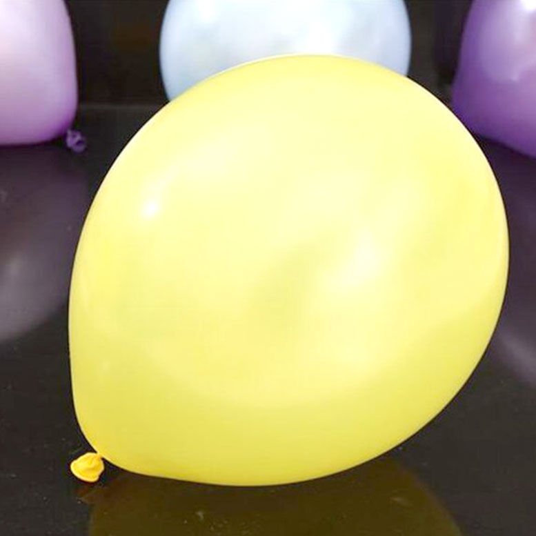 10'lu Paket Metalize Balon 15 Farklı Renk Seçeneği ile 1.Kalite İtalyan 30cm Lateks Metalik Balon Beden Yok - krem