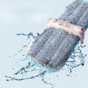 360 Derece Döner 2 Paspaslı Kendinden Sıkmalı Kovasız Sihirli Mop Mikrofiber Pedli Magic Spin Mop