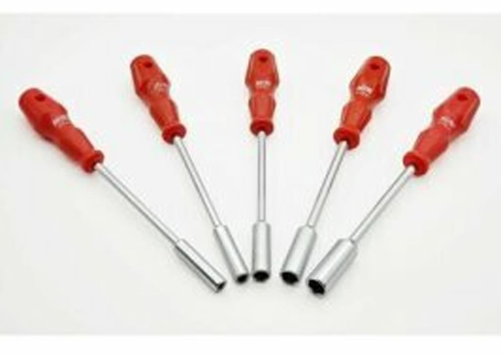 5 Adet Lokma Tornavida Seti Kırmızı