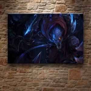 LOL - RENGAR 7 değişen ölçü ORİJİNAL KANVAS TABLO