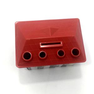 Siyah Beyaz Ev Şekilli Kalemlikli Kilitli Plastik Çocuk Kumbarası