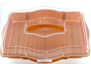 Follow Me 3 in 1 Kek ve Borcam  Taşıma Saklama Kabı Bakır Renk 50 lt