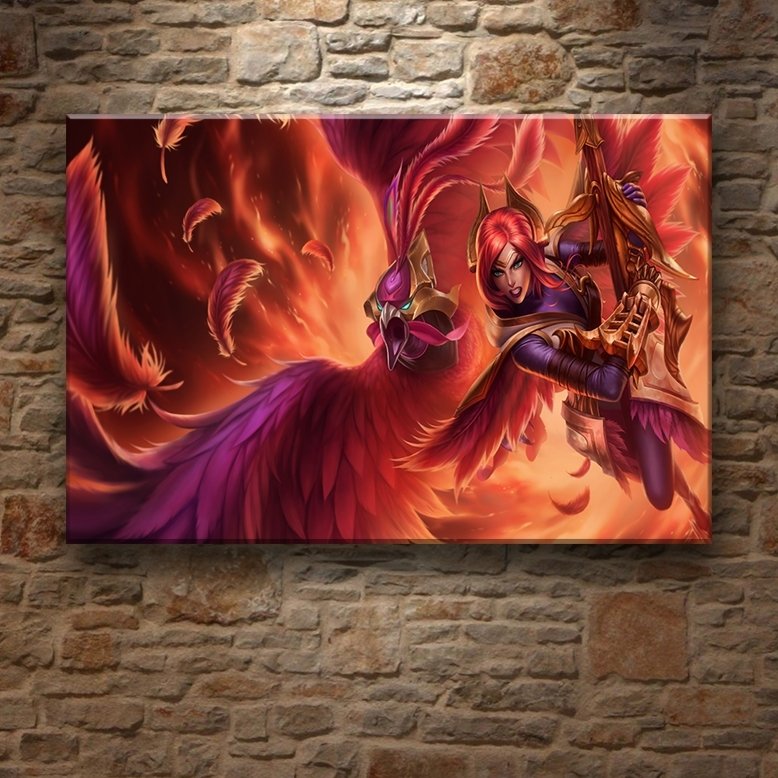 LOL - QUINN 7 değişen ölçü ORİJİNAL KANVAS TABLO