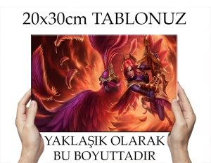 LOL - QUINN 7 değişen ölçü ORİJİNAL KANVAS TABLO