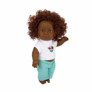 Saçlı Dada Esmer Bebek 35 cm 1 adet