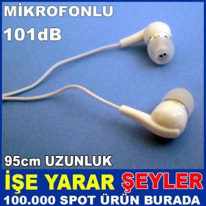 E66 STEREO BEYAZ MP3 CEP TELEFON KULAKLIĞI