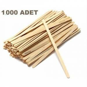 Huş ağacı Sebil kaşığı,1000 adet hijyenik ahşap karıştırma çubuğu