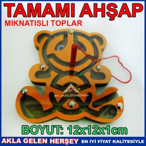ÇOCUKLAR İÇİN AHŞAP MAGNETİK AYICIK LABİRENT