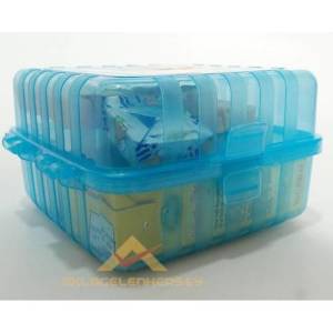 Çok Fonksiyonlu Beslenme Kabı Pratik Beslenme Kutusu Mavi