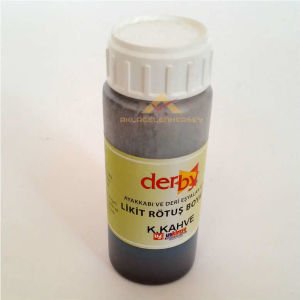 Profesyonel deri boyası, hata kapatıcı deri rötuş boyası,KOYU KAHVE ÇANTA CEKET AYAKKABI RÖTUŞ BOYASI