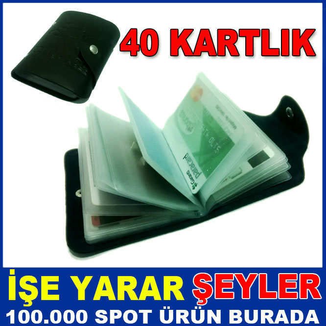 SÜPER DERİDEN İMAL 32 KARTLIK KREDİ KART CÜZDANI