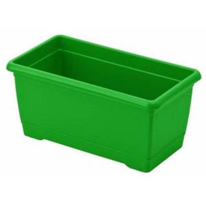 1.Kalite Plastikten Üretim 30cm Dikdörtgen Renkli Plastik Balkon Saksısı Rengarenk Çiçek Saksıları