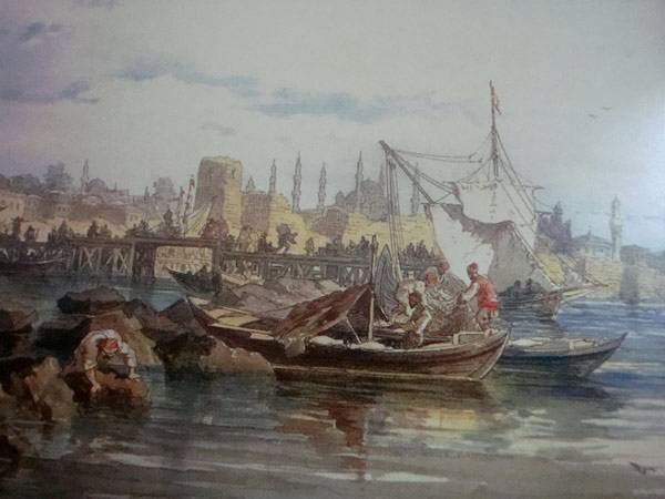 AHŞAP ÇERÇEVELİ CANVAS TABLO RESSAMLAR1157 40x30