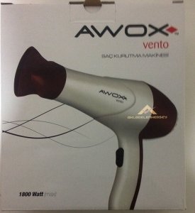 AWOX WENTO SAÇ KURUTMA MAKİNESİ 1800W 2 ISI AYARLI FÖN MAKİNESİ