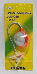 ÇİÇEK MODELLİ, 2 LED ESNEK MANDALLI MASA LAMBASI