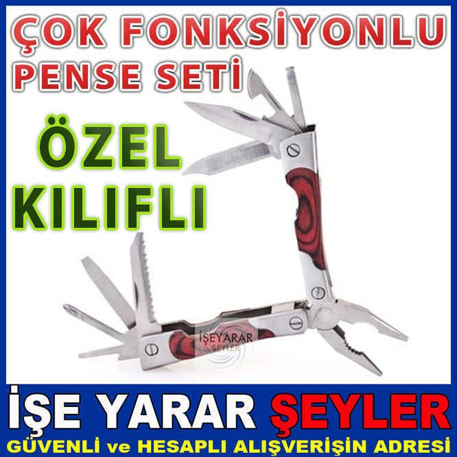 ÖZEL KILIFLI ÇOK FONKSİYONLU ÇAKI PENSE SETİ
