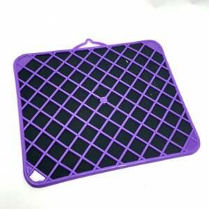 Plastik Çerçeveli Kare Askılı Ekonomik Ucuz Banyo Aynası 26x22 cm