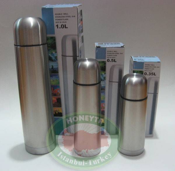 ÇELİK TERMOS SICAK-SOĞUK 2 DUVARLI KORUMA 0.5 LT
