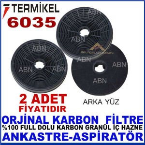 TERMİKEL ANKASTRE DAVLUMBAZ FİLTRESİ TERMİKEL 6035 MODEL DAVLUMBAZ İÇİN GRANÜL KARBONLU FİLTRE -2