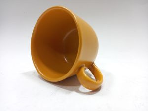 Kaliteli 1. Sınıf Seramik Sarı Renkli Jumbo Boy Kupa 11 cm Çap 8 cm Yükseklik