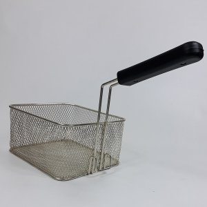 Arka askılı Büfe restaurant tipi fritöz sepeti üreticisi 22x20x13 l kızartma makinesi sepeti