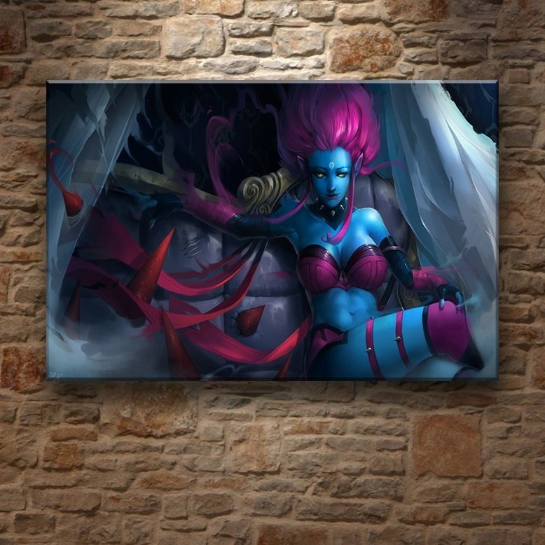 LOL - EVELYN 7 değişen ölçü ORİJİNAL KANVAS TABLO