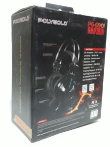 Polygold 3.5mm Jack Giriş  Mikrofonlu Oyuncu Kulaklığı 2m Kablo Uzunluğu Ses Kontrollü