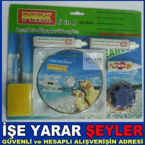 9 in1 CD/VCD/DVD/CD-ROM LENS FULL TEMİZLEME KİTİ