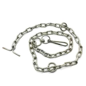 5mm Kalınlıkta Kıskaçlı 1,5m Büyük Kangal Köpek Gezdirme Zinciri Büyük Baş Hayvan Dana Zinciri