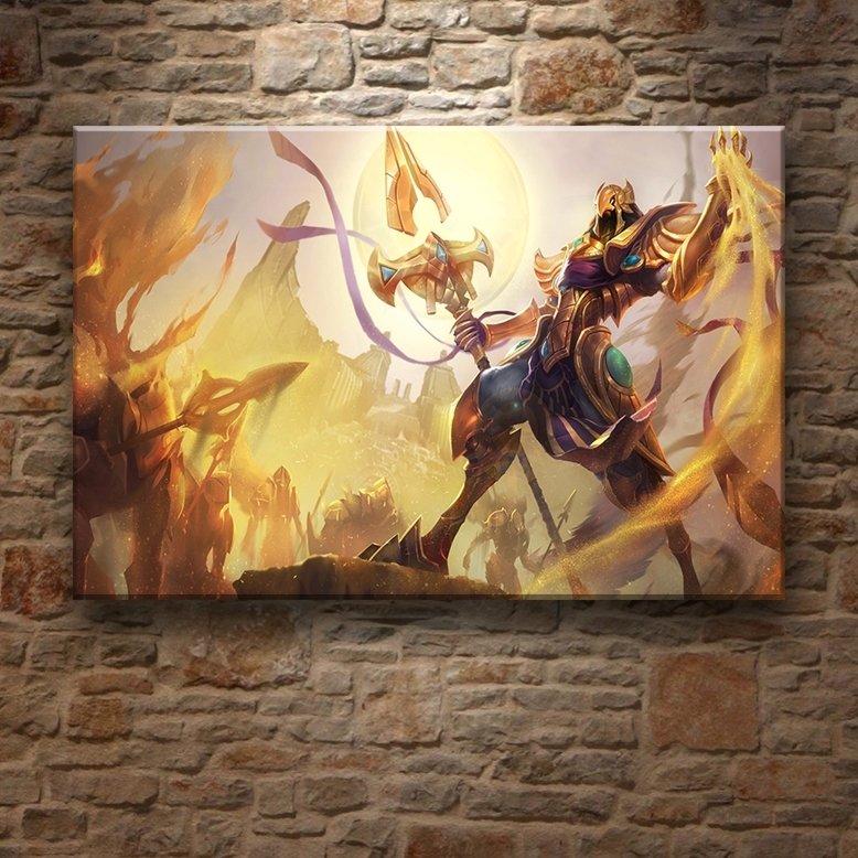 LOL - AZİR 7 değişen ölçü ORİJİNAL KANVAS TABLO