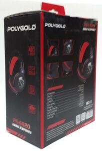 Polygold 3.5mm Çift Jack Giriş  Mikrofonlu Oyuncu Kulaklığı 2m Kablo Uzunluğu Kablodan Ses Kontrollü