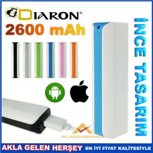 2600 MAH İNCE TASARIM POWERBANK SARJ CİHAZI