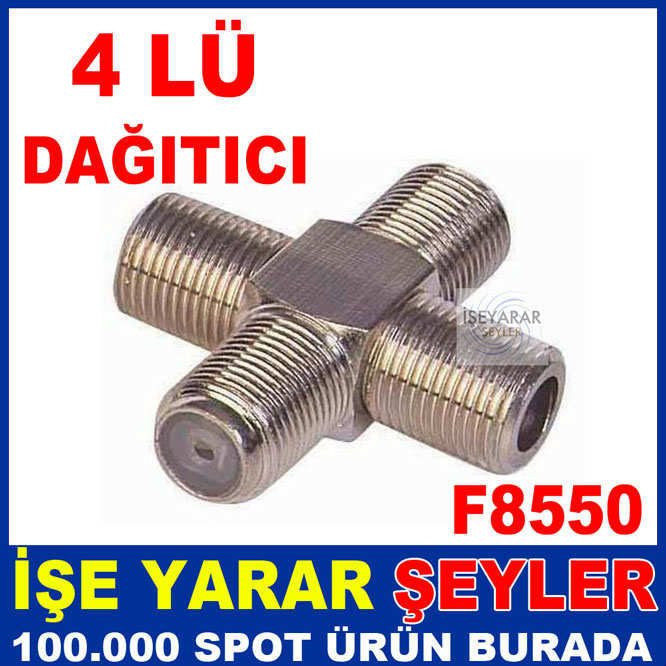 4 LÜ KONNEKTÖR DAĞITICISI UYDU ANTEN KABLOSU