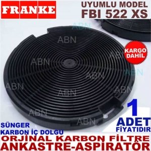 FRANKE FBI 522 XS ANKASTRE DAVLUMBAZ KARBON FİLTRE