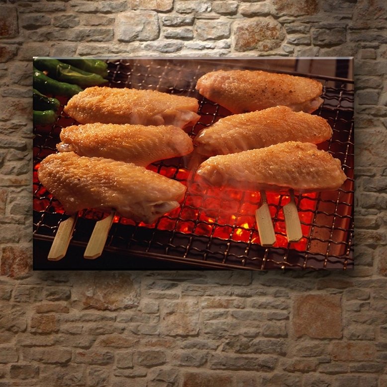 KANAT IZGARA 7 değişen ölçü ORİJİNAL KANVAS TABLO