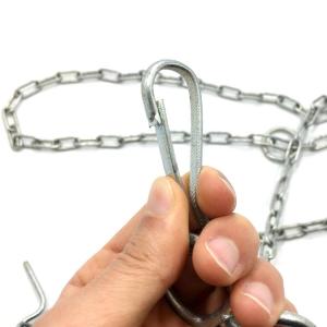 3mm Kalınlıkta Kıskaçlı 2m Uzunlukta Köpek Gezdirme Zinciri Tasması Uzun Evcil Hayvan Zinciri