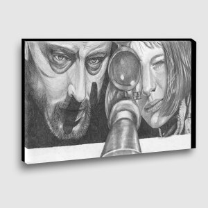 LEON İLK ATIŞ 7 değişen ölçü ORİJİNAL KANVAS TABLO