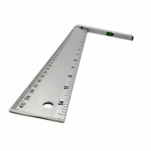 Su Terazili Alüminyum Gövdeli Profesyonel Marangoz Gönyesi 40 cm Sağlam ve Dayanıklı