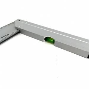 Su Terazili Alüminyum Gövdeli Profesyonel Marangoz Gönyesi 40 cm Sağlam ve Dayanıklı