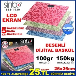 SİNBO SBS-4430 DESENLİ DİJİTAL CAM BASKÜL 150kg