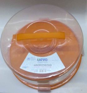 URVE Jumbo Kek Pasta Fanusu Plastik, BPA İçermez