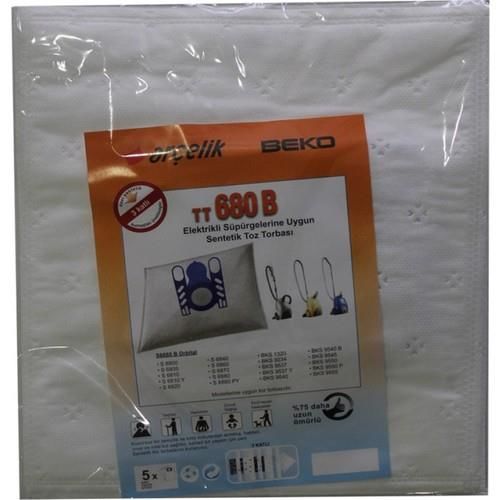 abnturk Özel Üretim 10 Adet S6680 B-S 6800-S6805 Süpürge Toz Torbası %100 Toz Korumalı 3 Kat Elyaf