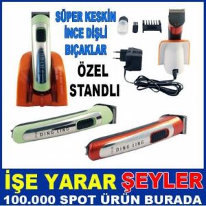 DING LING İNCE ŞARJLI SAÇ SAKAL TRAŞ MAKINESİ